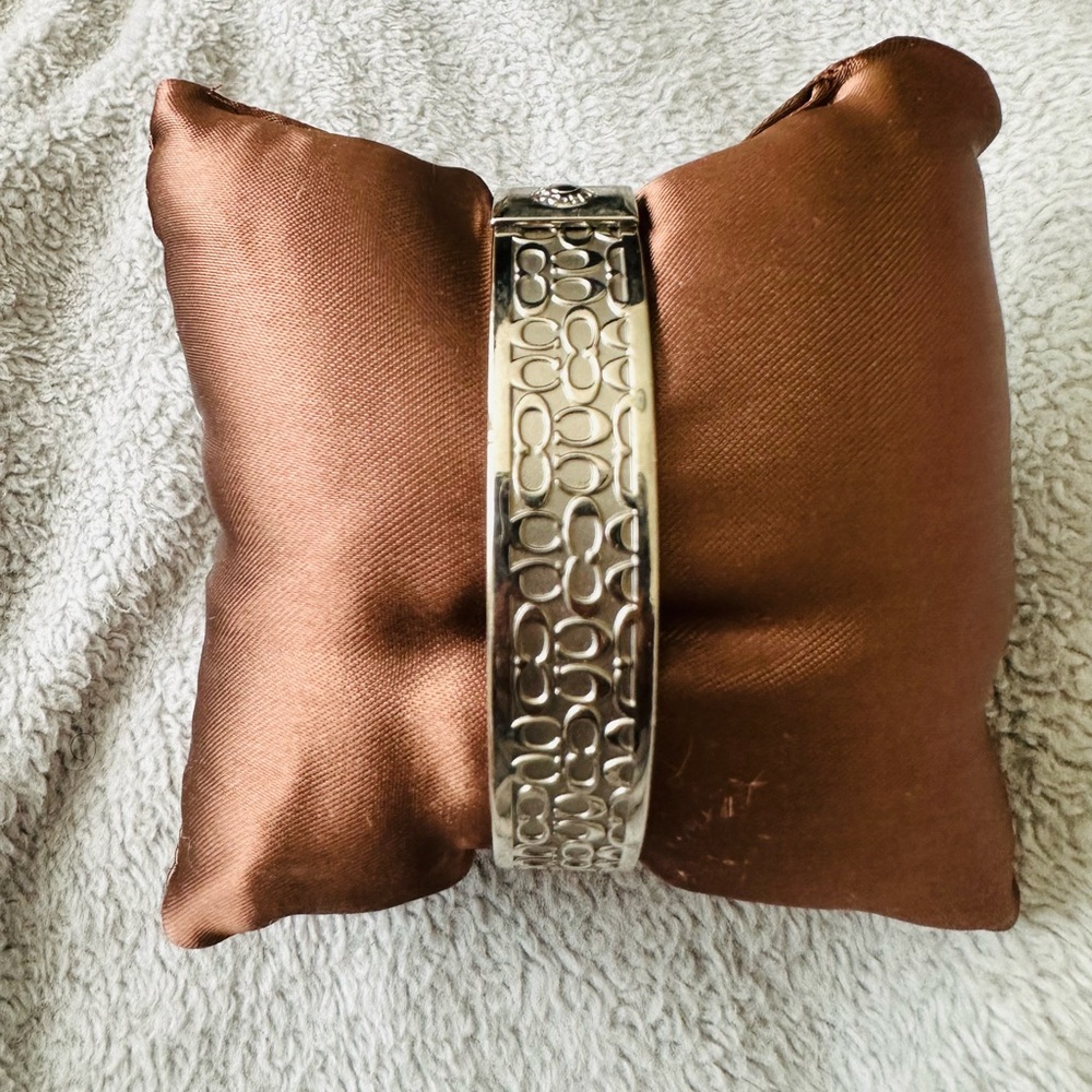 Coach Silver Geometric Bracelet